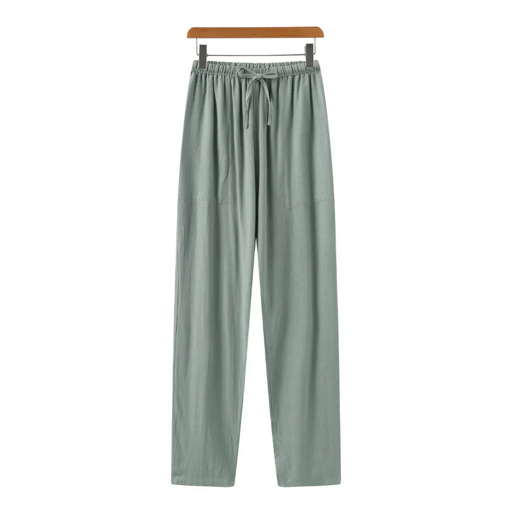 Modaura™ | Linen Slim Fit Trousers