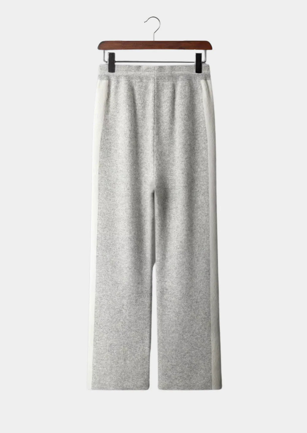 Brede vrijetijdsbroek van zuivere extra fijne merinowol