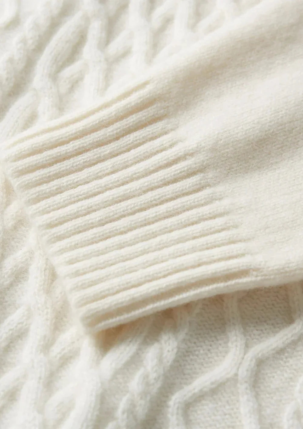 PULL À COL ROULÉ D'HIVER EN PURE LAINE MÉRINOS EXTRA-FINE