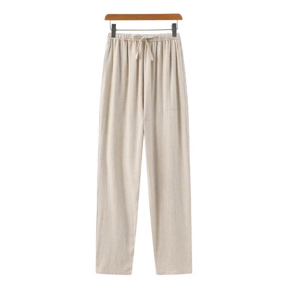 Modaura™ | Linen Slim Fit Trousers