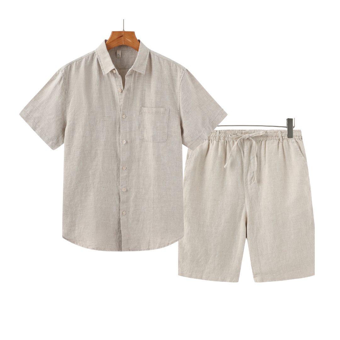 Modaura™ | Linen Combo Shorts