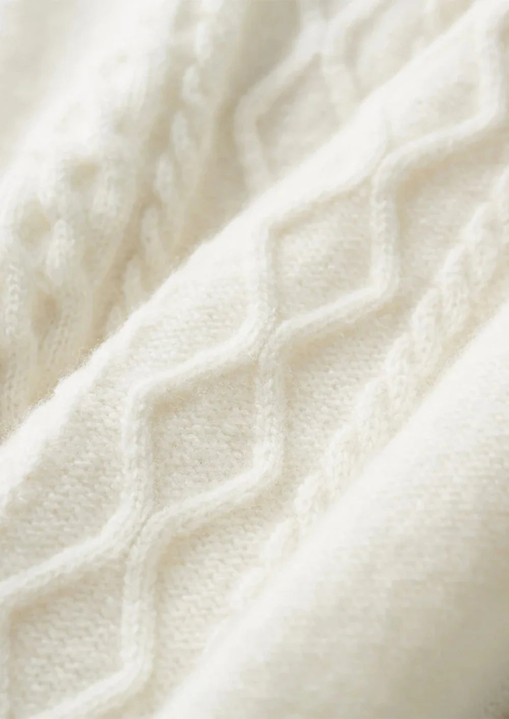 PULL À COL ROULÉ D'HIVER EN PURE LAINE MÉRINOS EXTRA-FINE