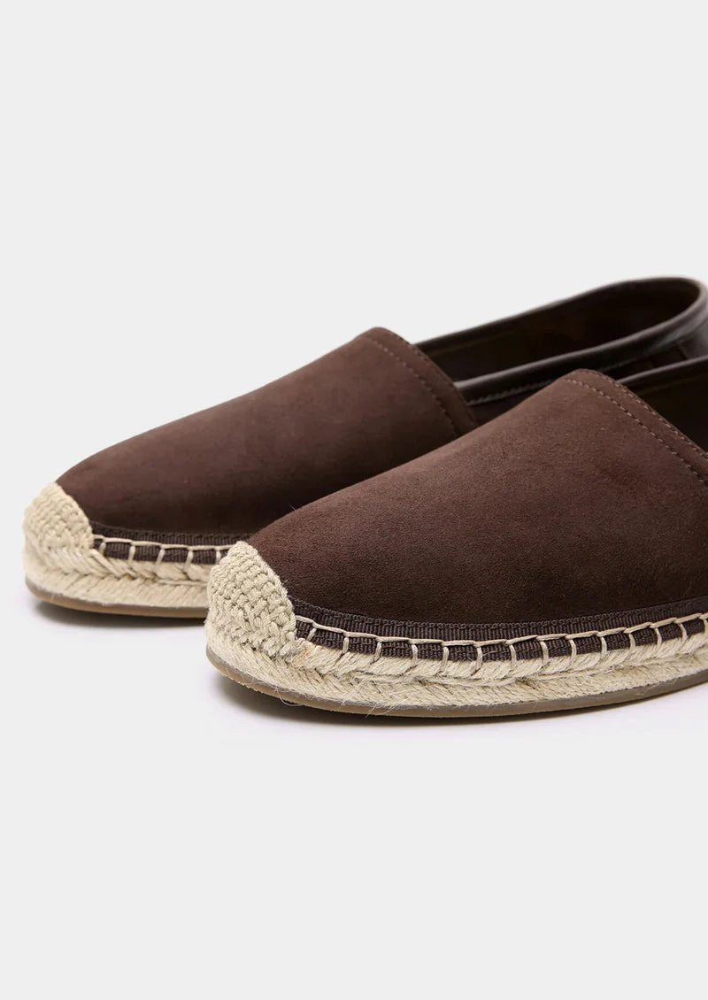 SEASIDE ESPADRILLES - Donkerbruin