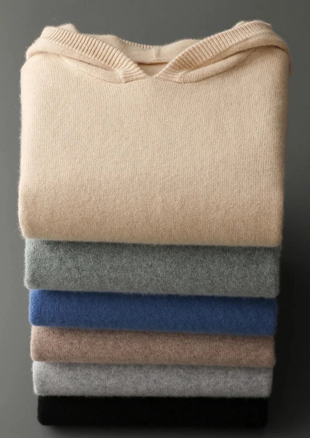 SWEAT À CAPUCHE DE LOISIRS EN CACHEMIRE DE QUALITÉ SUPÉRIEURE