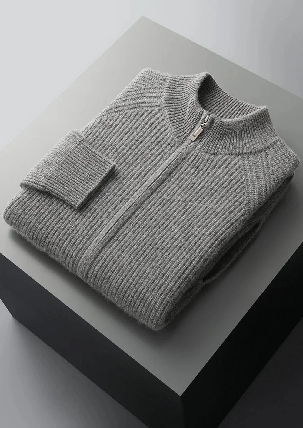 PREMIUM KASJMIER GERIBDE VEST