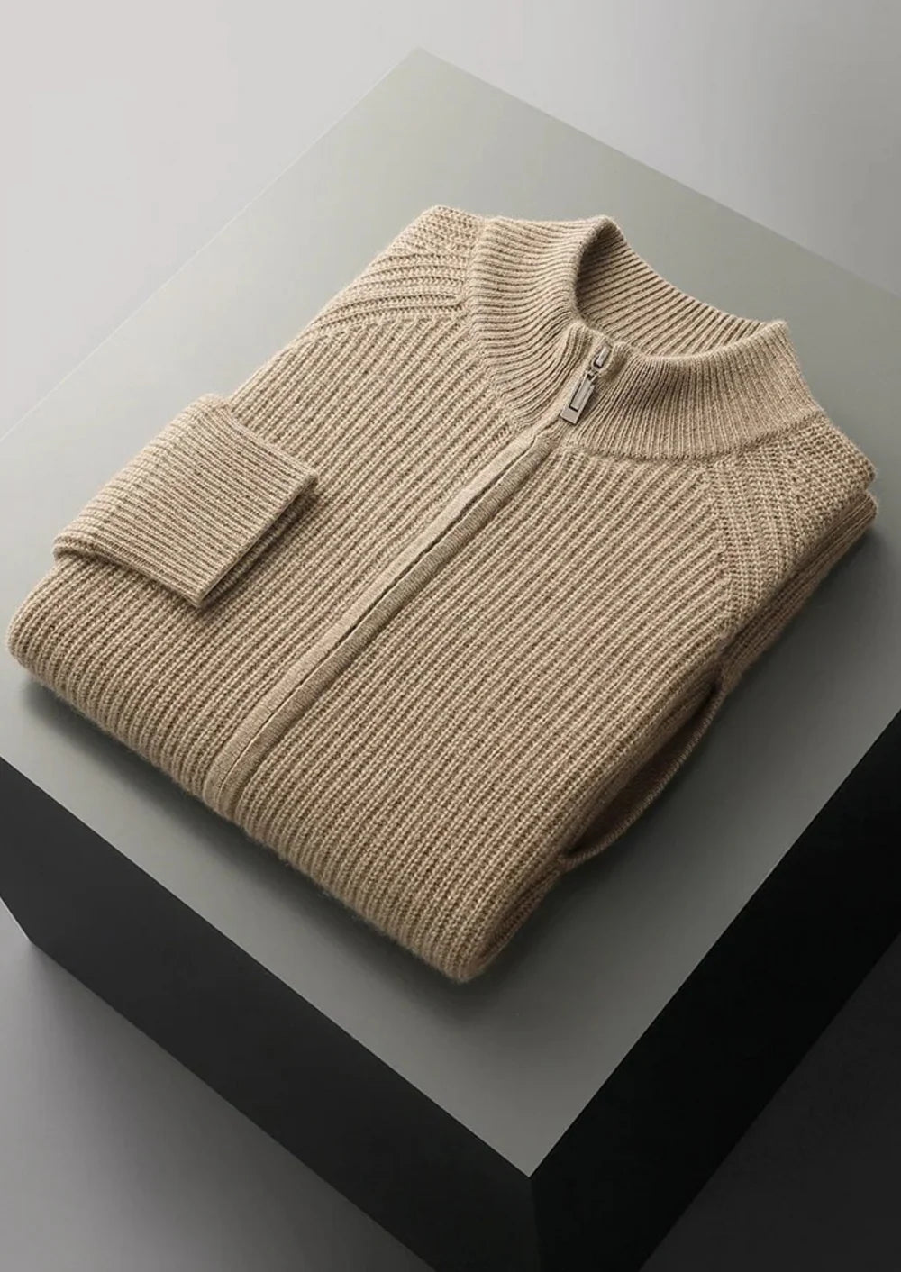 PREMIUM KASJMIER GERIBDE VEST