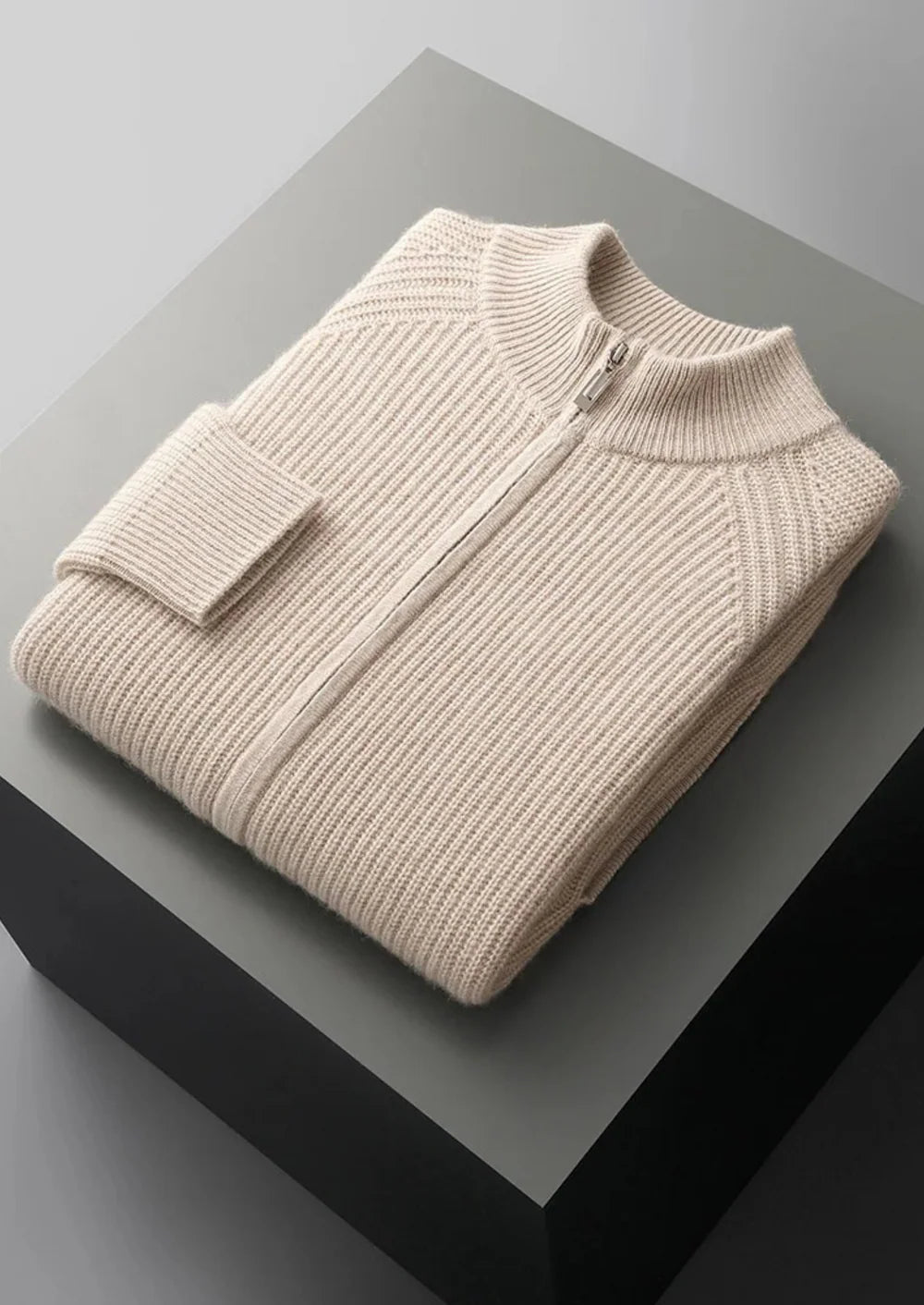 PREMIUM KASJMIER GERIBDE VEST