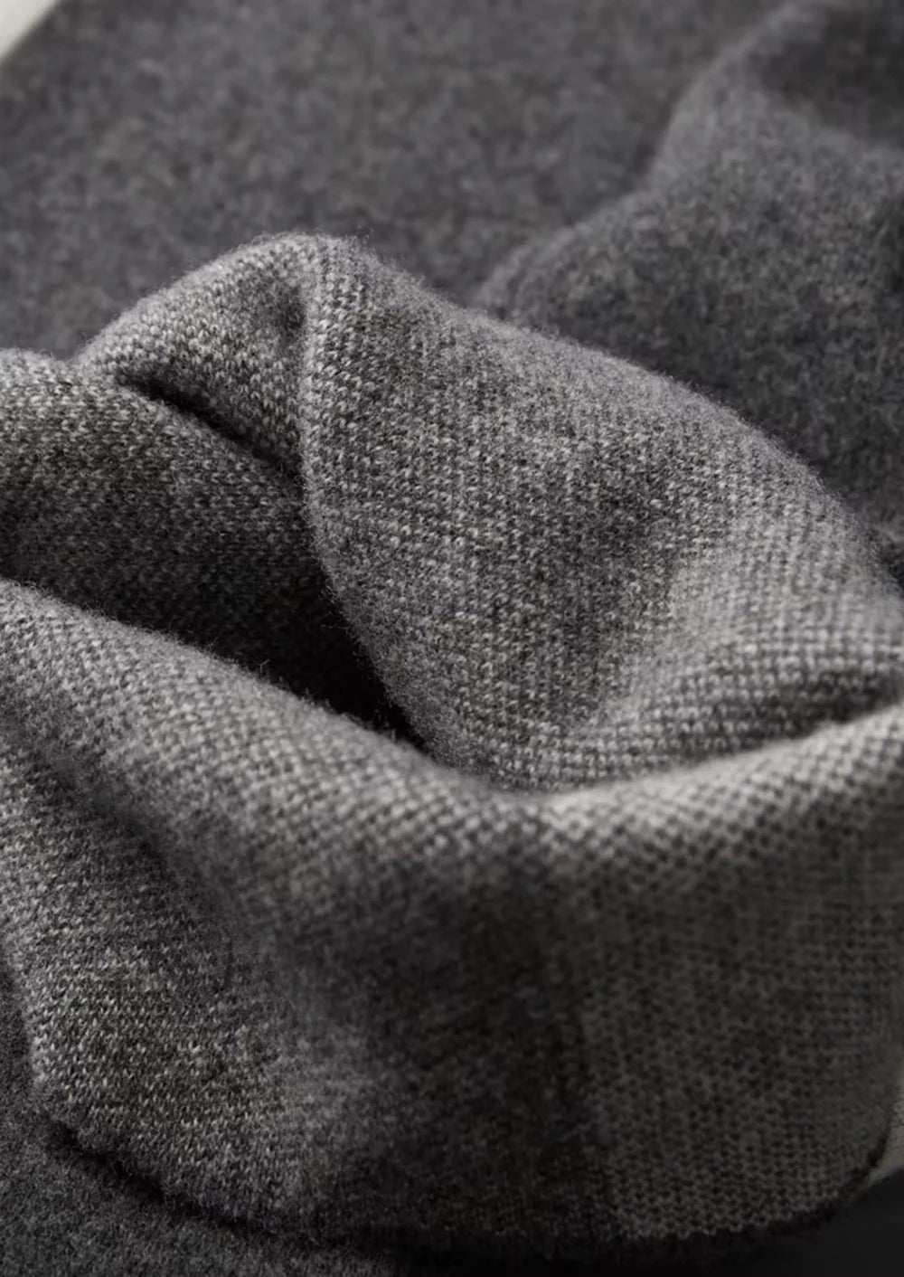 Brede vrijetijdsbroek van zuivere extra fijne merinowol