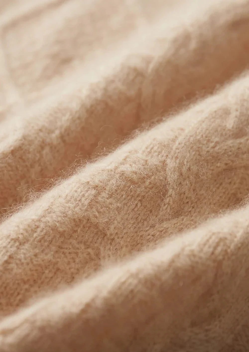 ZUIVERE EXTRA FIJNE MERINOWOL JACQUARD MOCKNECK