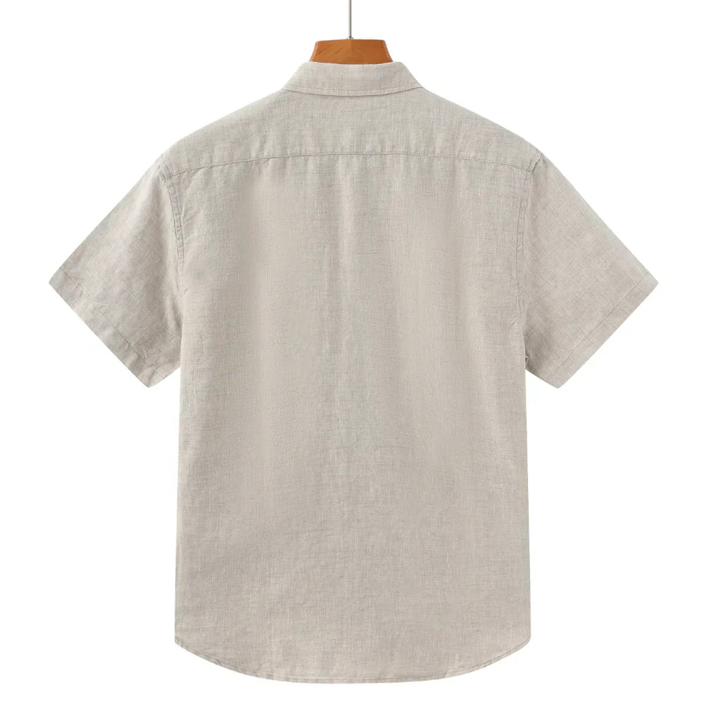 Modaura™ | Linen shirt short sleeve