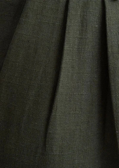 PANTALON PLISSÉ CÔTIER NAPOLI - Olive