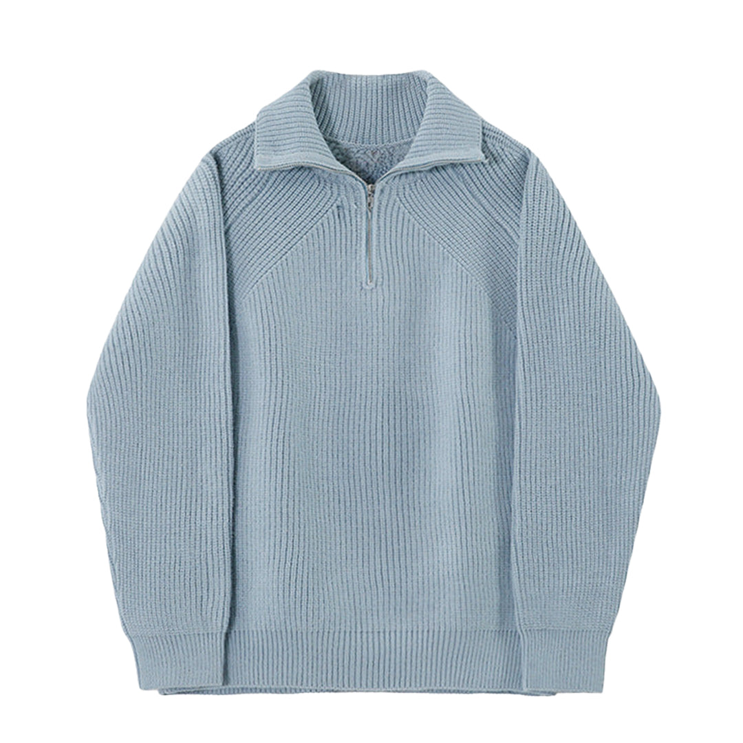 Modaura™ | Azure Quarter-Zip Sweater