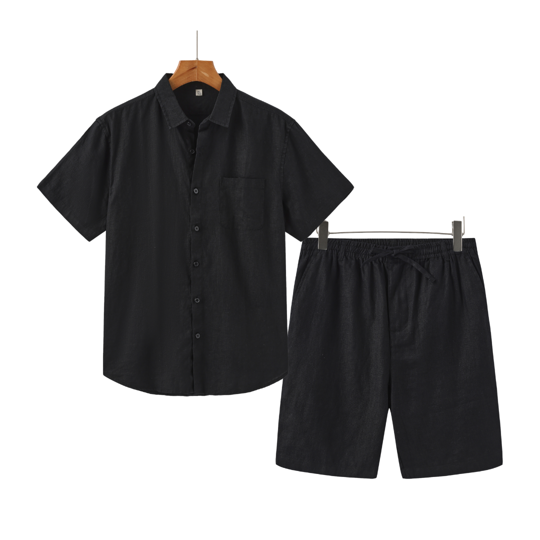 Modaura™ | Linen Combo Shorts