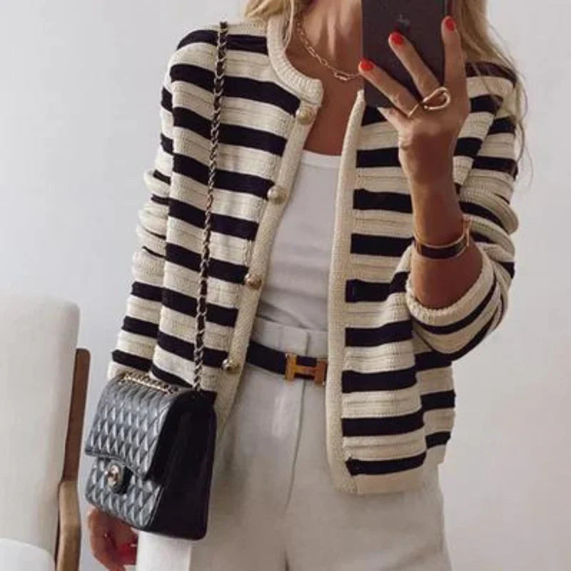 Premium Striped Wool Vest