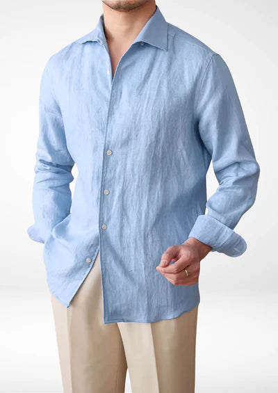 PORTOFINO COASTAL SHIRT - Lichtblauw