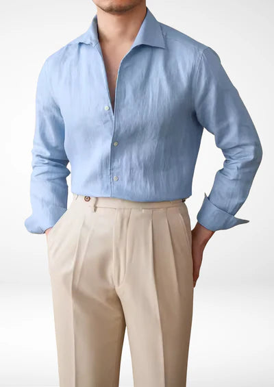 PORTOFINO COASTAL SHIRT - Lichtblauw