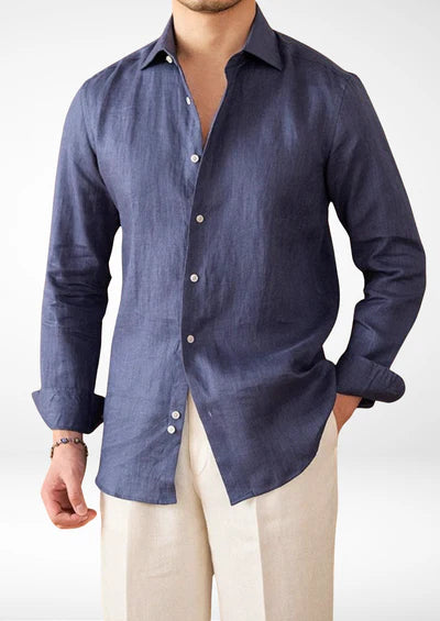 PORTOFINO SEASIDE SHIRT - Blauw
