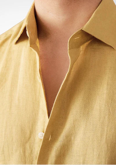 PORTOFINO COASTAL SHIRT - Geel