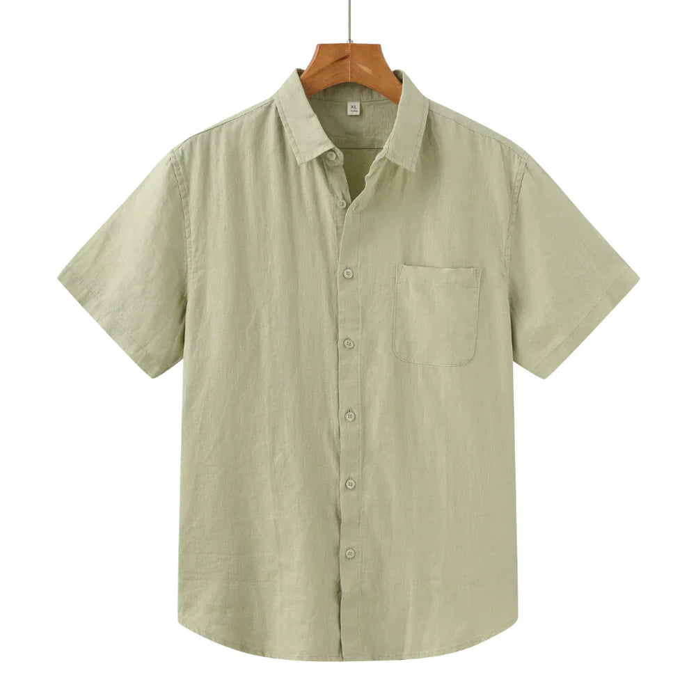 Modaura™ | Linen shirt short sleeve