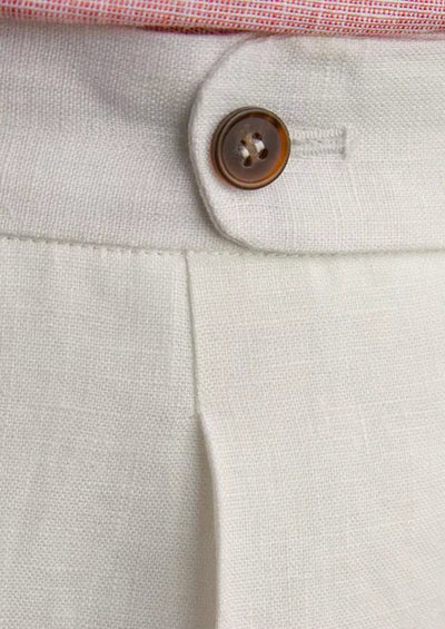 TOSCANE GEPLOOIDE KUSTBROEK - Wit
