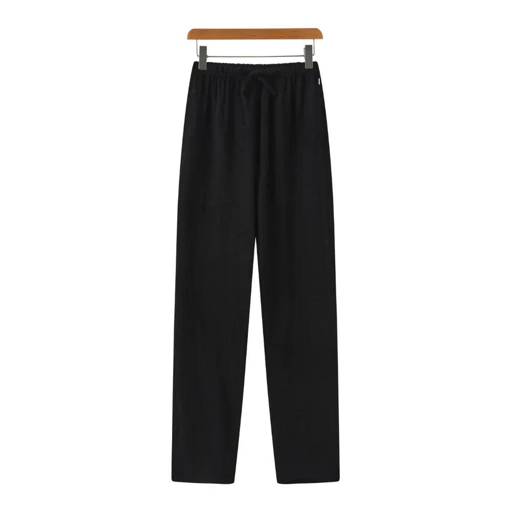 Modaura™ | Linen Slim Fit Trousers