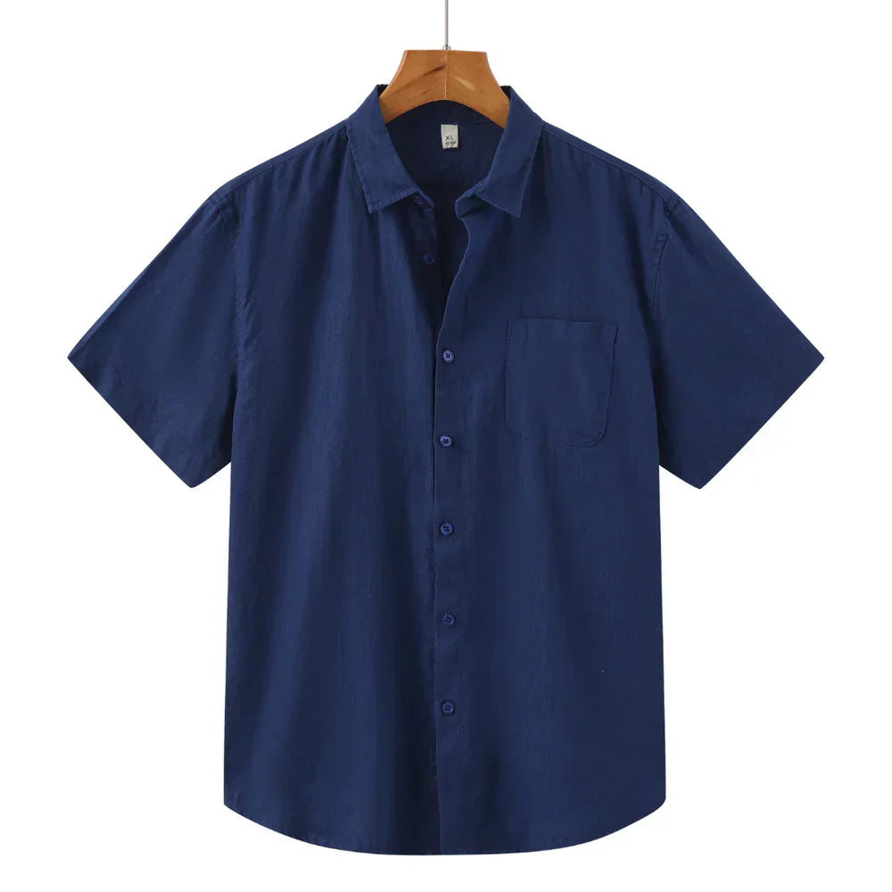 Modaura™ | Linen shirt short sleeve