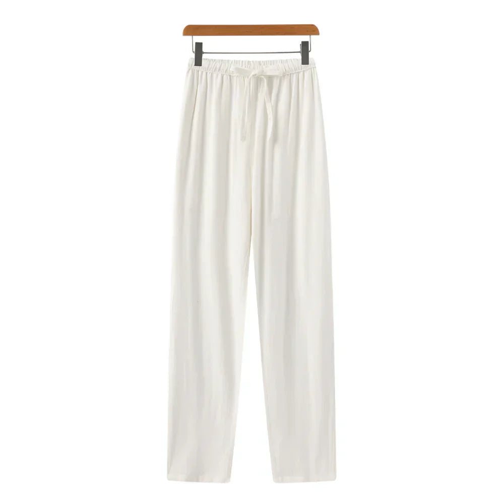 Modaura™ | Linen Slim Fit Trousers