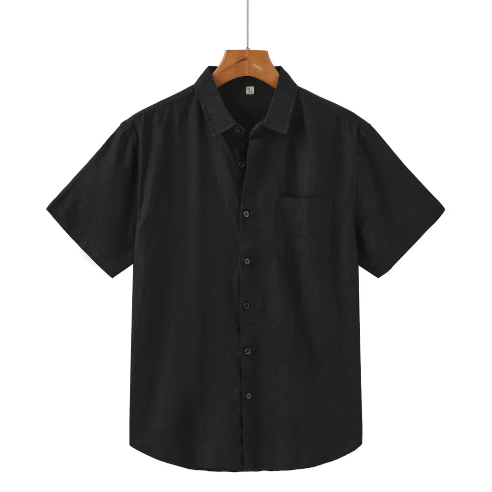 Modaura™ | Linen shirt short sleeve