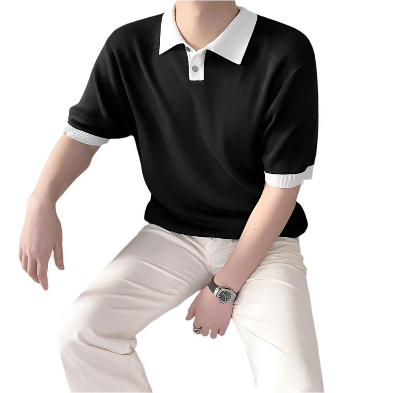 Modaura™ | Men's Loose Sleeve Polo Shirt