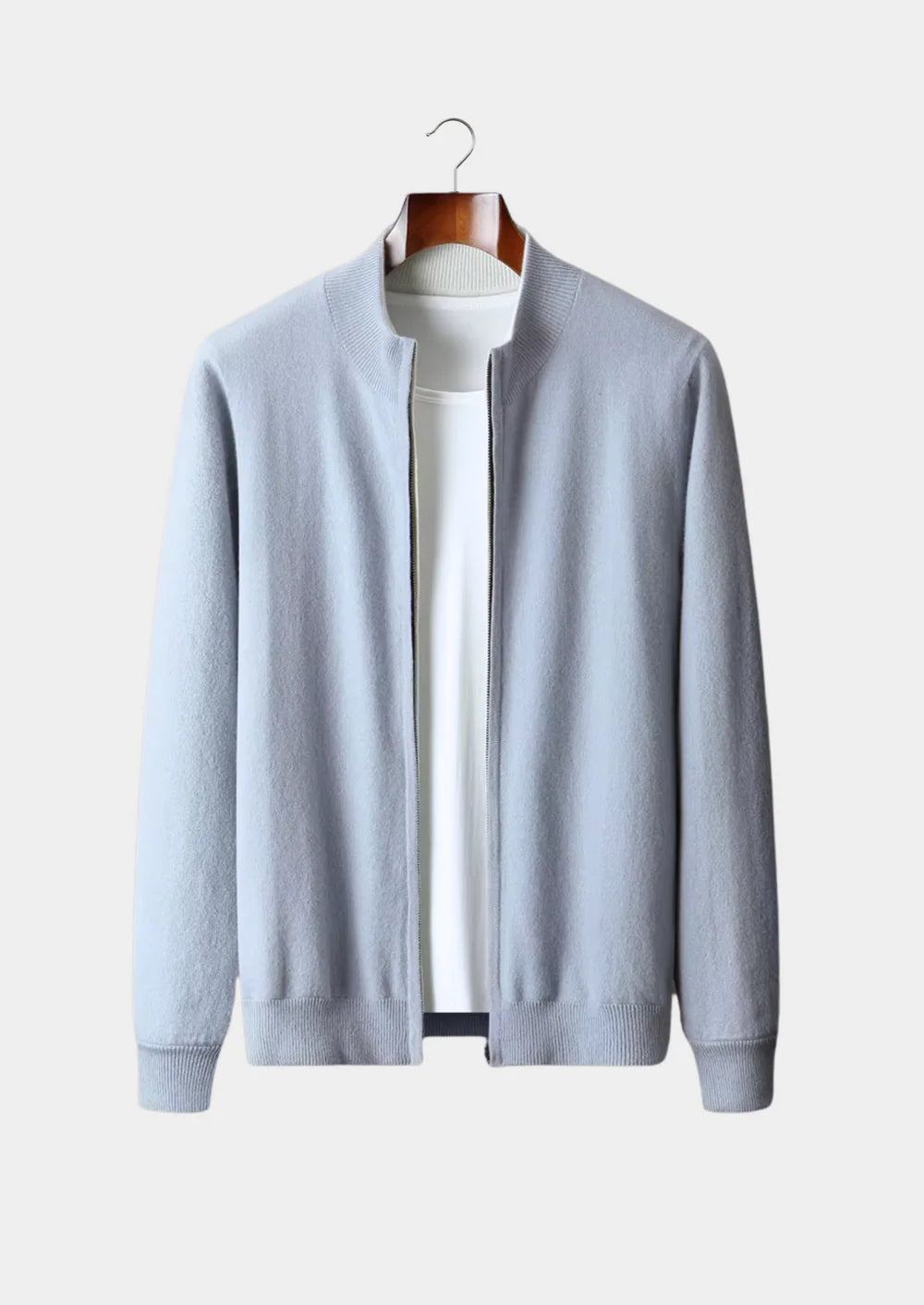 PURE EXTRA FIJNE MERINO WOLLEN RITS CARDIGAN