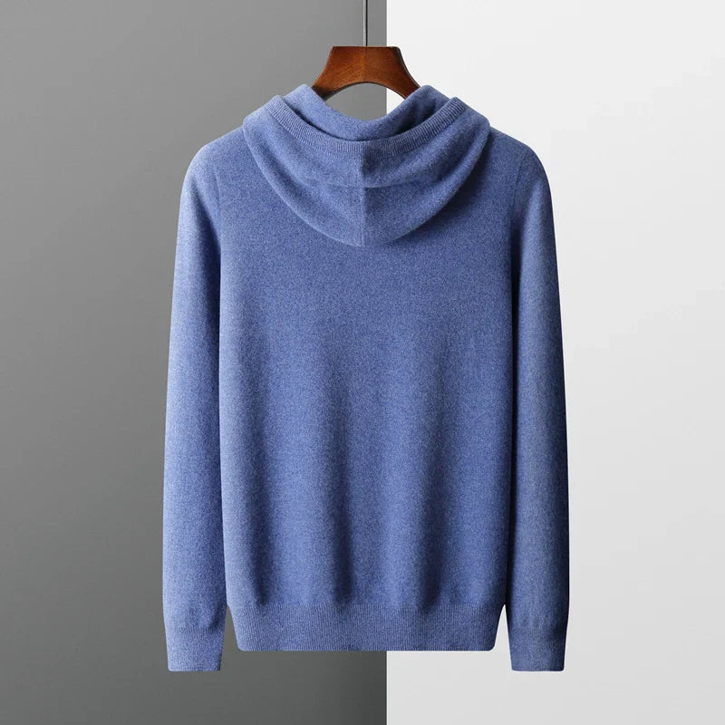 Modaura™ | 100% CASHMERE HOODED SWEATER