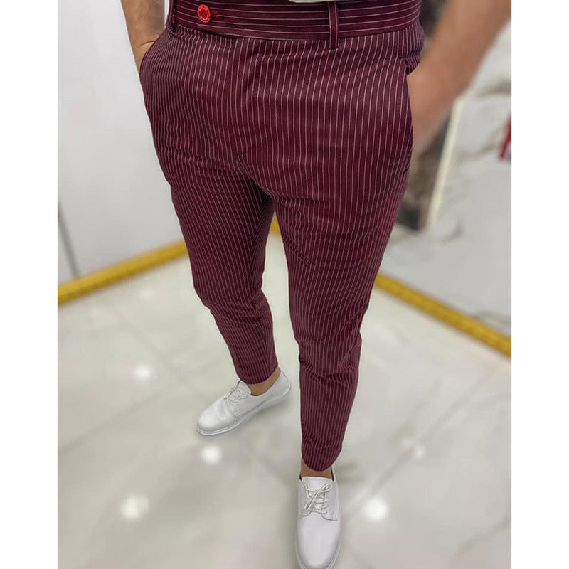 Modaura™ | Slim Fit Casual Trousers