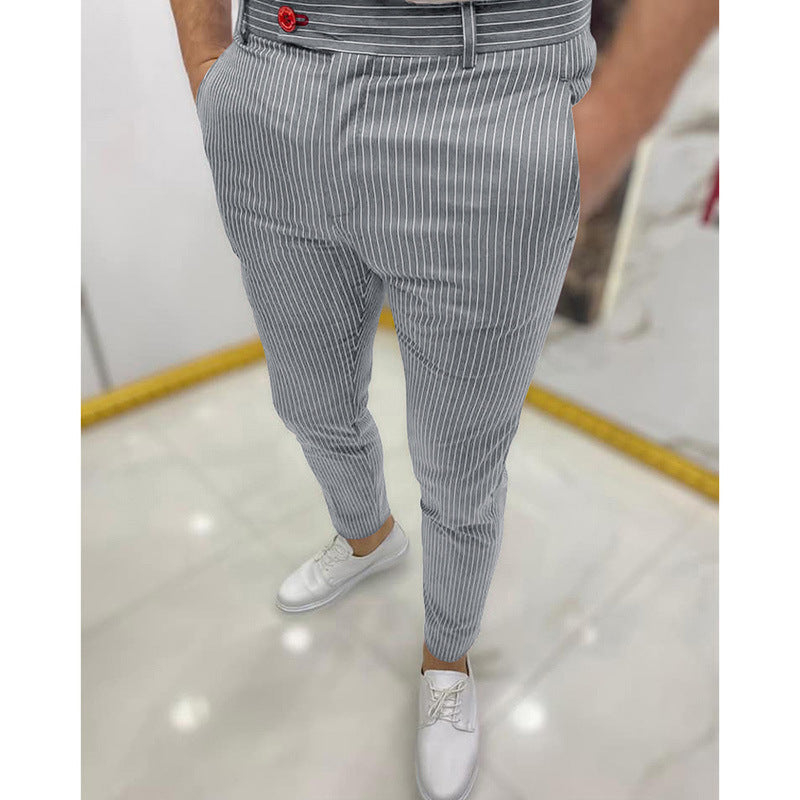 Modaura™ | Slim Fit Casual Trousers