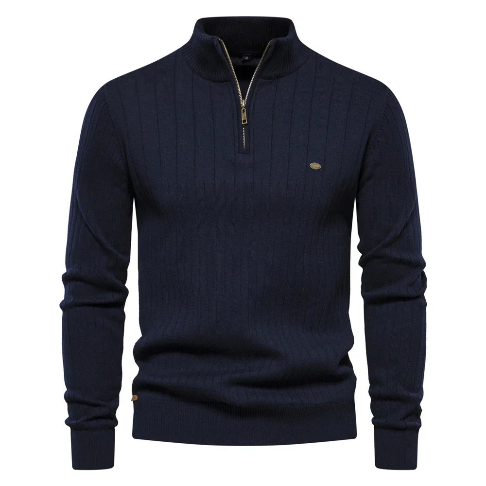 Modaura™ | Zipper Pullover Sweater