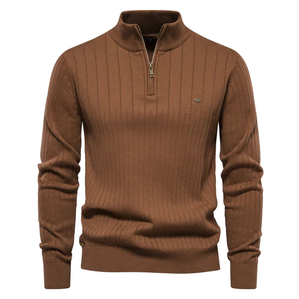 Modaura™ | Zipper Pullover Sweater