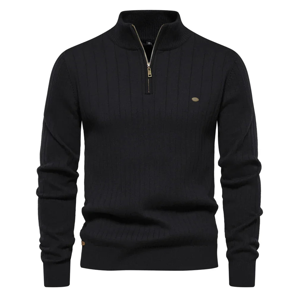 Modaura™ | Zipper Pullover Sweater