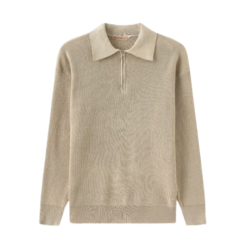 Modaura™ | Men's Polo Pullover Sweatshirt