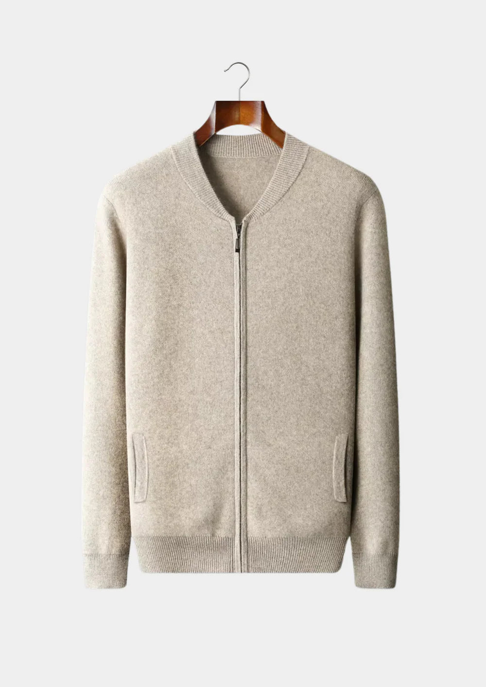V-HALS CARDIGAN VAN ZUIVER EXTRA FIJN MERINOWOL