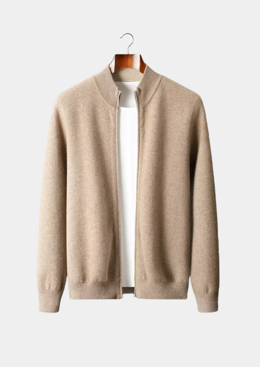 PURE EXTRA FIJNE MERINO WOLLEN RITS CARDIGAN