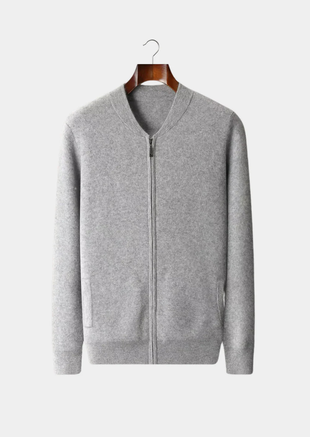 CARDIGAN COL V EN PURE LAINE MÉRINOS EXTRA-FINE